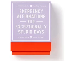 KNYGA Bookshop Emergency Affirmations for Exceptionally Stupid Days Card Deck