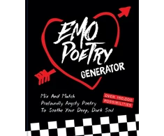 KNYGA Bookshop Emo Poetry Generator