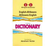 KNYGA Bookshop English-Afrikaans &amp; Afrikaans-English One-to-One Dictionary