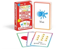KNYGA Bookshop English for Everyone Junior First Words Colours, Shapes, and Numbers Flash Cards