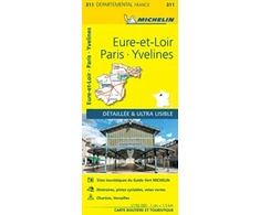KNYGA Bookshop Eure-et-Loir, Paris, Yvelines - Michelin Local Map 311