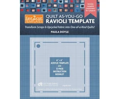 KNYGA Bookshop fast2cut Quilt As-You-Go Ravioli Template
