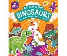 KNYGA Alice Barker Felt Play &amp; Learn Dinosaurs