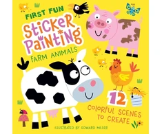 KNYGA Bookshop First Fun: Sticker Painting Farm Animals