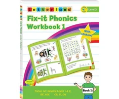 KNYGA Bookshop Fix-it Phonics - Level 3 - Workbook 1 (2nd Edition)