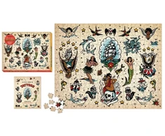 KNYGA Bookshop For the Love of Tattoos 500-Piece Puzzle