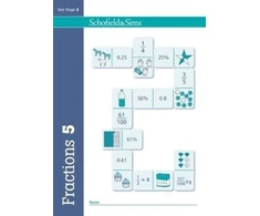KNYGA Bookshop Fractions, Decimals and Percentages Book 5 (Year 5, Ages 9-10)