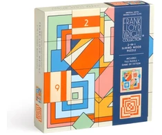 KNYGA Bookshop Frank Lloyd Wright Imperial Hotel 2-in-1 Sliding Wood Puzzle