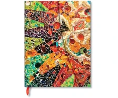 KNYGA paperblanks Gaudi’s Sun (Gaudi’s Mosaics) Mini Unlined Hardback Journal (Wrap Closure)