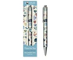 KNYGA Bookshop Georgia Breeze: Time for Tea Boxed Decorative Ballpoint Pen