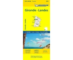 KNYGA Gironde, Landes - Michelin Local Map 335