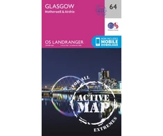 KNYGA Ordnance Survey Glasgow, Motherwell &amp; Airdrie