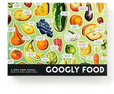 KNYGA Bookshop Googly Food 1000 Piece Puzzle