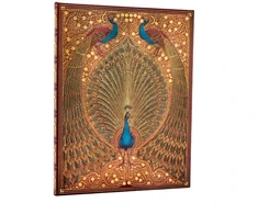 KNYGA paperblanks Hafiz’s Peacocks (Sangorski &amp; Sutcliffe) Ultra Unlined Hardcover Journal (Elastic Band Closure)