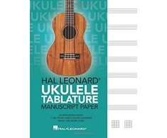 KNYGA Bookshop Hal Leonard Ukulele Tablature Manuscript Paper