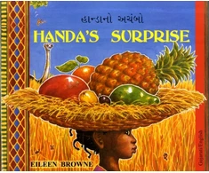 KNYGA Eileen Browne Handa's Surprise in Gujarati and English