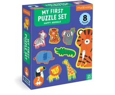Dėlionė Mudpuppy Bookshop Happy Animals 2 Piece My First Puzzles