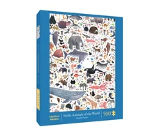 Dėlionė Bookshop Hello Animals of the World 500-Piece Family Puzzle