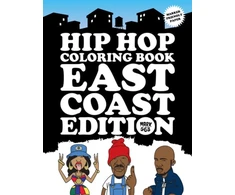 KNYGA Bookshop Hip Hop Coloring Book East Coast Edition