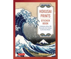 KNYGA Bookshop Hokusai Prints Sticker Book