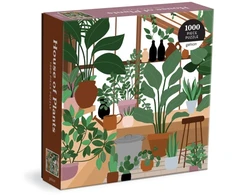 Dėlionė Bookshop House of Plants 1000 Piece Puzzle in Square Box