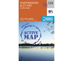 KNYGA Ordnance Survey Huntingdon and St.Ives, Grafham Vanduo