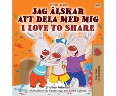 KNYGA Bookshop I Love to Share (Swedish English Bilingual Children's Book)