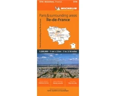 KNYGA Ile-de-France - Michelin Regional Map 514