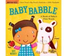KNYGA Bookshop Indestructibles: Baby Babble: A Book of Baby's First Words