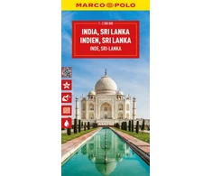 Bookshop India, Sri Lanka, Nepal, Bangladesh Marco Polo Map
