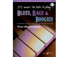 KNYGA Bookshop It's never too late to play blues, rags &amp; boogies