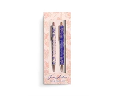 KNYGA Bookshop Jane Austen: Floral Pieštukas and Pen Set