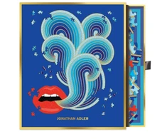 KNYGA Bookshop Jonathan Adler 750 Piece Lips Shaped Puzzle