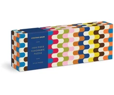 KNYGA Bookshop Jonathan Adler Bargello 1000 Piece Panoramic Puzzle