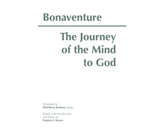 KNYGA Bonaventure Journey of the Mind to God