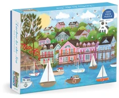 KNYGA Bookshop Joy Laforme Harbor by the Sea 1000 Piece Puzzle