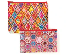 KNYGA Bookshop Kaffe Fassett’s Fabulous Florals Eco Pouch Set
