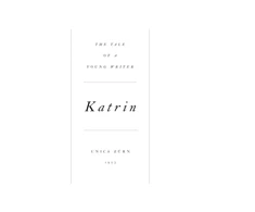 KNYGA Unica Zurn Katrin: The Tale of a Young Writer