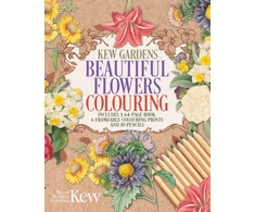 KNYGA Bookshop Kew Gardens Beautiful Flowers Colouring Kit