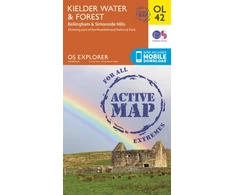 KNYGA Ordnance Survey Kielder Vanduo &amp; Forest, Bellingham &amp; Simonside Hills