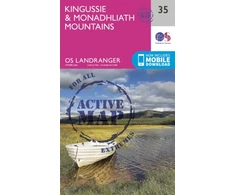 KNYGA Ordnance Survey Kingussie &amp; Monadhliath Mountains