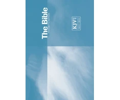 KNYGA Bookshop KJV Transetto Text Bible, Mėlyna Mėlyna