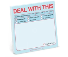 KNYGA Knock Knock Deal with This Sticky Note (Pastel Edition)