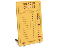KNYGA Bookshop Knock Knock Do Your Chores Desktop Pegboard