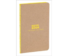KNYGA Bookshop Kraft and Geltona Small Bullet Journal