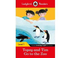 KNYGA Bookshop Ladybird Readers Level 1 - Topsy and Tim - Go to the Zoo (ELT Graded Reader)