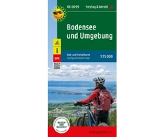 KNYGA Lake Constance and surroundings, bike and leisure map 1:75,000, freytag &amp; berndt, RK 0099
