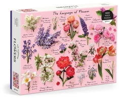 KNYGA Galison Language of Flowers 1000 Piece Puzzle
