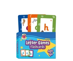 KNYGA Bookshop Letter Games Flashcards for Ages 4+