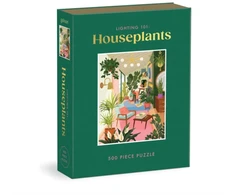 Dėlionė Bookshop Lighting 101: Houseplants 500 Piece Book Puzzle